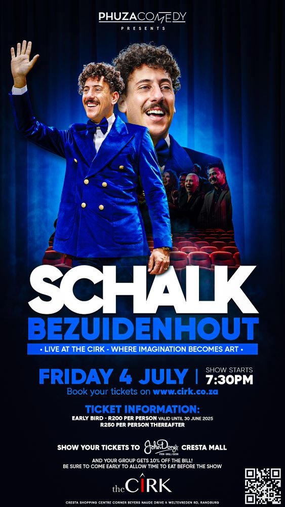 Comedy Night with Schalk Bezuidenhout