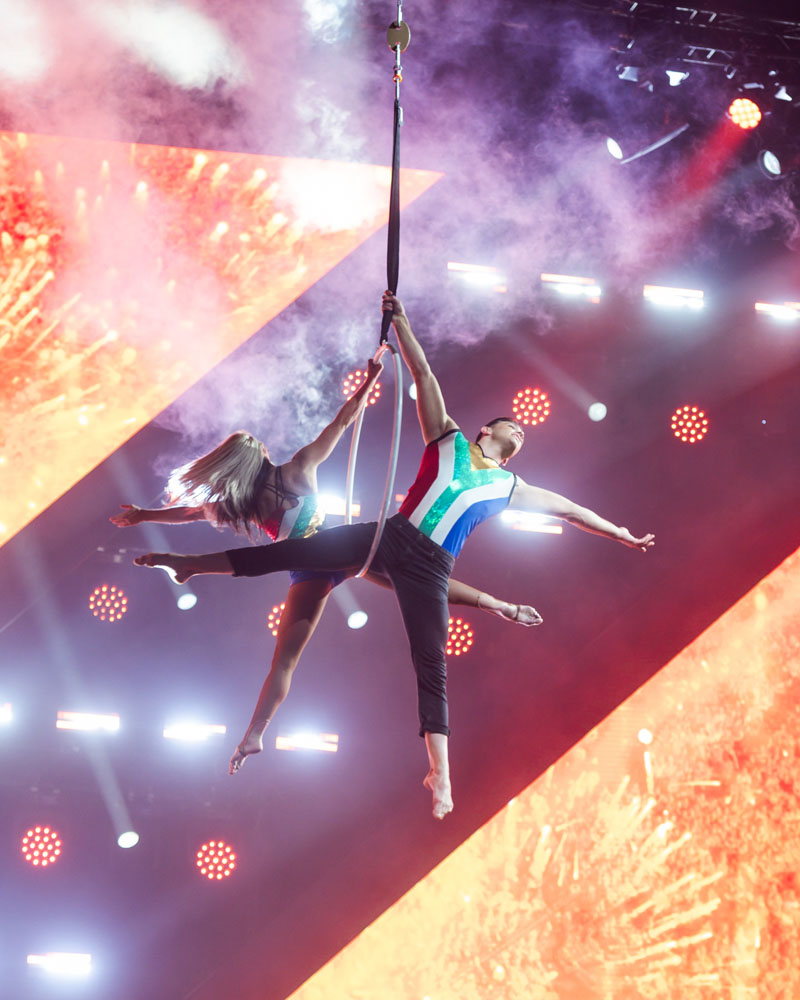 Aerial Hoop Duo